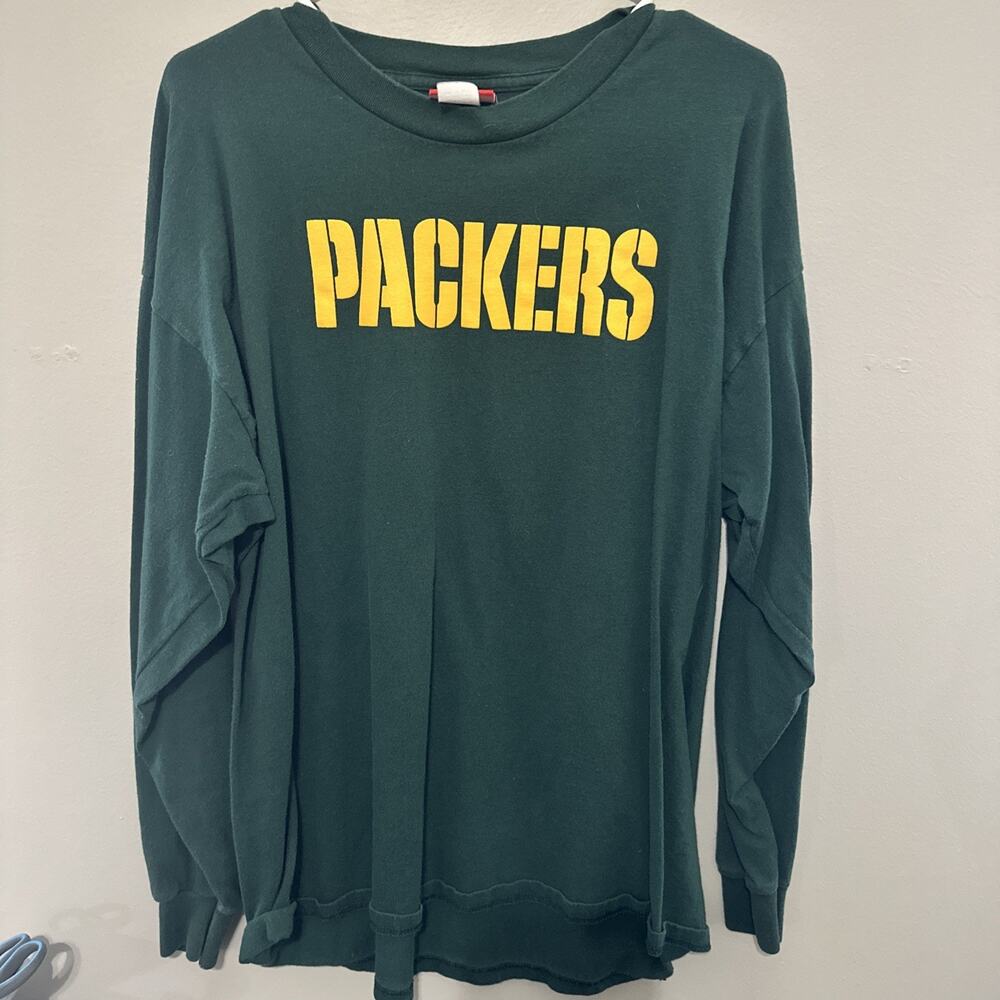 NFL green bay PACKERS long sleeve shirt xl